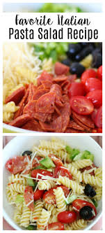 our favorite pasta salad recipe with