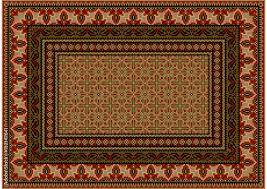 luxurious colorful old design carpet