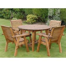 4 Seat Garden Table And Chairs Teak 4