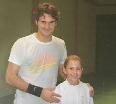 Roger federer has the most impressive stats you will ever find in an athlete. Roger Federer And A Young Belinda Bencic Roger Federer The Sporting Life Rogers