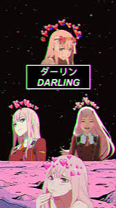 Zero two (darling in the franxx), tree, human representation. Zero Two Aesthetic Wallpapers Top Free Zero Two Aesthetic Backgrounds Wallpaperaccess