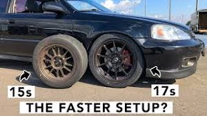 15 inch vs 17 inch wheels tires
