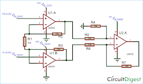 Step by step circuit build using a . Instrumentation Amplifier Circuit Diagram Using Op Amp