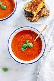 Feasting On Fitness Heirloom Tomato Soup gambar png