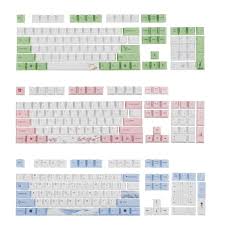 108 Key Light Sublimation Pbt Keycaps Oem Profile Keycap Set For Mechanical Gaming Keyboard