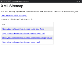 about the auto generated wp sitemaps