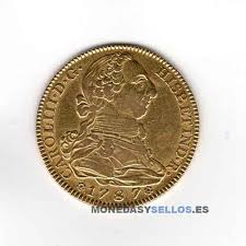 4 ESCUDOS CARLOS III 1787 MADRID | Monedas y sellos online