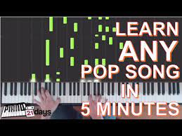 how to play piano learn pop songs on