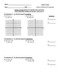 Found worksheet you are looking for? Algebra 1 Unit 8 Test Answers Blog Archive