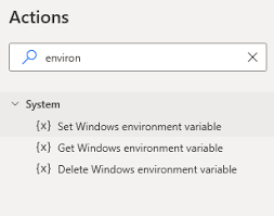 using windows environment variables in