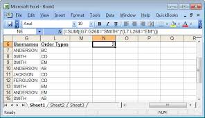 ms excel 2003 use an array formula to