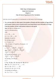 Formulas For Class 10 Maths