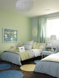 Green And Blue Kids Room Contemporary