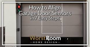 how to align garage door sensors in 7