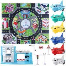 maxbell car track rug play mat for kids