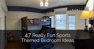 No matter what kind of business you run, sports themed furniture and decor will make your establishment a fun hangout for your patrons. 47 Really Fun Sports Themed Bedroom Ideas Home Remodeling Contractors Sebring Design Build