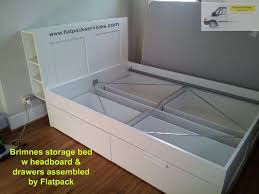 Storage Bed Ikea Furniture Assembly
