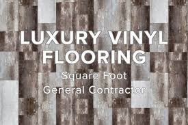 luxury vinyl flooring installation in