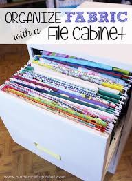 That way, come april, you have records of each month for each property. Organize Fabric With A File Cabinet
