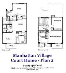 Manhattan Village Court Homes Plan 2