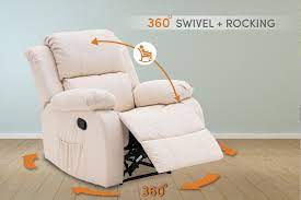 rocking 360 swivel recliner sofa