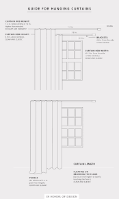 a guide to hanging curtains window