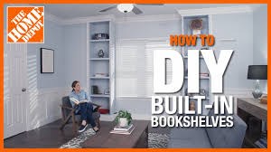 diy built in bookshelves the