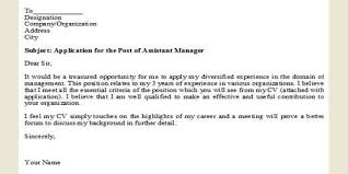 Application for the post of chartered accountant. Cover Letter For Assistant Management Accountant Qs Study
