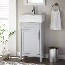 Modern 24 inch bathroom vanity mdf floor cabinet with mirror. 18 Inch Vanities Bathroom Vanities Bath The Home Depot