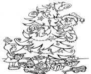Explore our vast collection of coloring pages. Grinch Christmas Tree Coloring Pages Printable