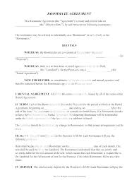 Sample Lease Template Residential Lease Agreement Form Simple