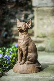 chihuahua on a stone art collectibles