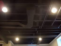 Paint For Exposed Basement Ceiling