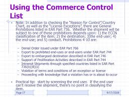Export Controls Classifying Items Ppt Download