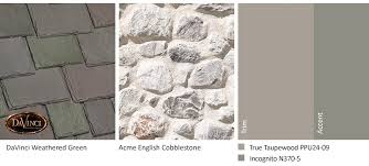 White Stone Exterior Color Schemes