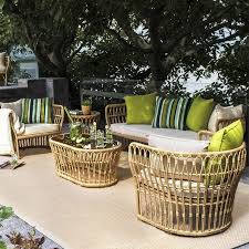 Omari Outdoor Rattan Chair And Table