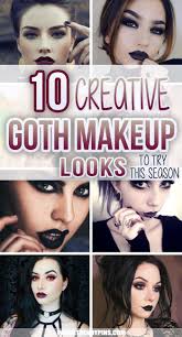 10 most creative goth makeup looks to