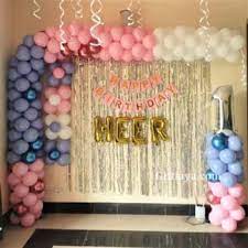 baby birthday decoration at home