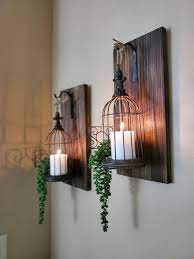 Hanging Bird Cage Wall Sconce Set Of 2