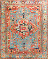 antique persian heriz serapi rug circa 1890 tap to expand