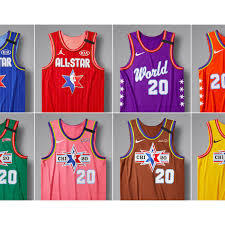 Current official nba jerseys are made by nike and fanatics. Nba All Star 2020 The 8 Different Jerseys Colors You Ll See In Chicago Sbnation Com