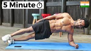5 minute six pack abs workout at home