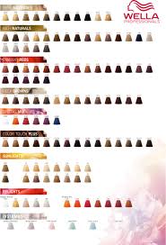 Wella Professionals Color Touch Color Chart 2017 In 2019