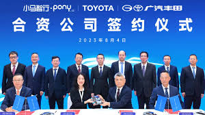 Toyota Forms Joint Venture With Pony.ai To Mass Produce Robotaxis In China