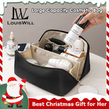 louiswill cosmetic bag case portable