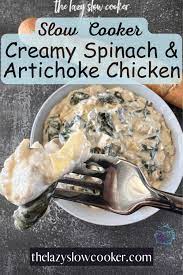 https://thelazyslowcooker.com/slow-cooker-creamy-spinach-artichoke-chicken/ gambar png