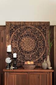 Authentic Wall Art Hanging Wood Carving