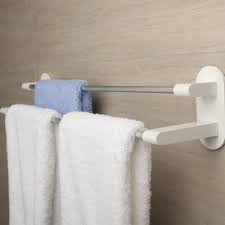 3m self adhesive towel rack with double