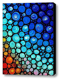 Colorful Abstract Art Print From