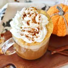 low carb healthy pumpkin e latte
